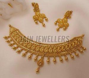 women pure gold necklace