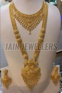 Real Gold Necklace Set
