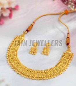 Traditional Handmade Gold Necklace Set