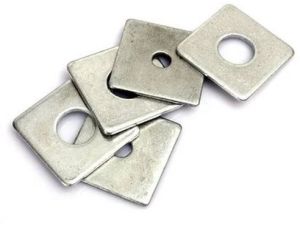 Polished Stainless Steel Square Washer