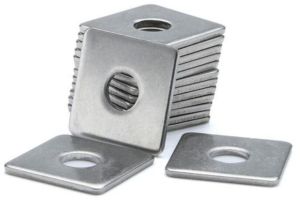 Silver Stainless Steel Square Washer