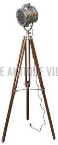 Nickle Grill Tripod Floor Lamp