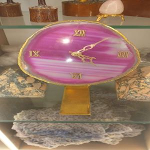 Maureen Natural Agate Stone Watch
