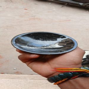 Natural Stone Orthoceras Fossil Bowl