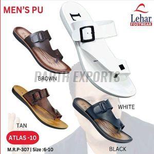 Atlas-10 Mens PU Leather Slipper