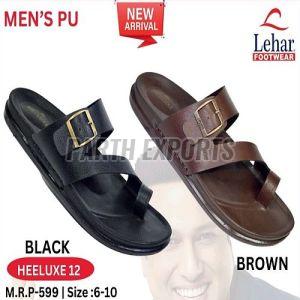 Heeluxe-12 Mens PU Leather Slipper