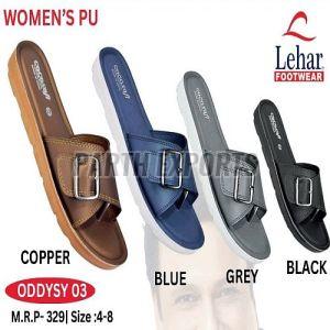 Oddysy-03 Ladies PU Leather Slipper