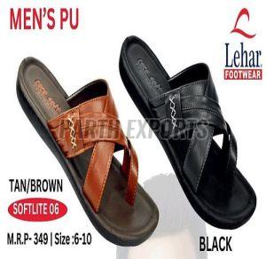 Softlite-06 Mens PU Leather Slipper
