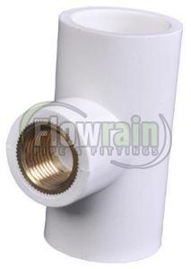 1/2 Inch UPVC Brass Tee