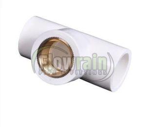 3/4 Inch UPVC Brass Tee