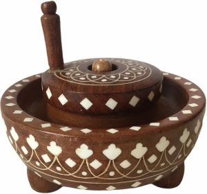 Handicraft Wooden Chakki Showpiece