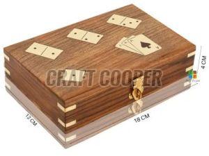 Wooden Domino Dice Game
