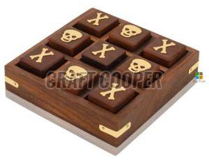 Wooden Mini Tic Toe Game
