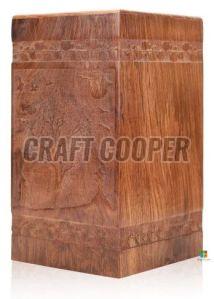 Wooden Rectangle Cremation Urn