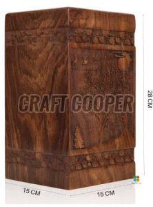 Wooden Handmade Cremation Urn
