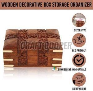 Wooden Rectangle Jewellery Box