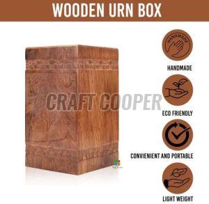 Wooden Rectangle Cremation Urn