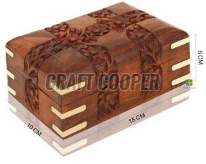 Wooden Rectangle Jewellery Box