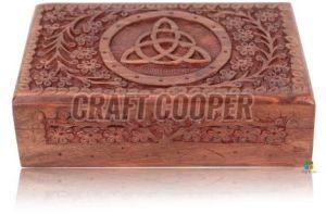 Wooden Carved Jewellery Box