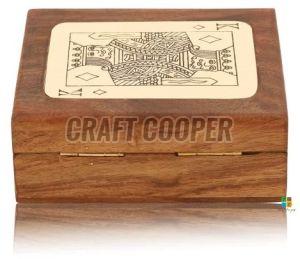 Wooden Fancy Playing Card Box