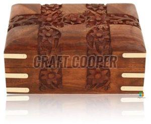 Wooden Rectangle Jewellery Box