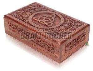 Wooden Carved Jewellery Box