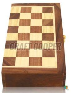 Wooden Magnetic Chess Set