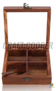 Wooden Kitchen Spice Box