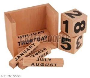 Wooden Table Calendar