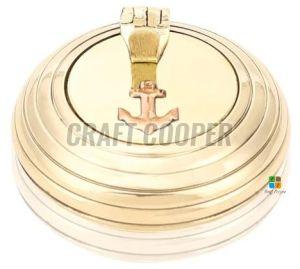 Antique Brass Ashtray