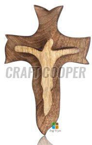 Wooden Christ Cross Pendant