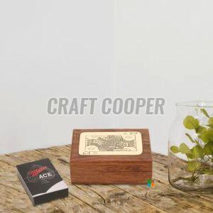 Wooden Fancy Playing Card Box