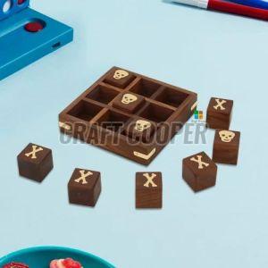 Wooden Mini Tic Toe Game