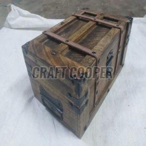 Wooden Rectangle Chest Box
