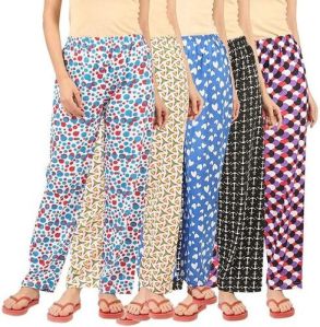 Ladies Printed Polyester Lower