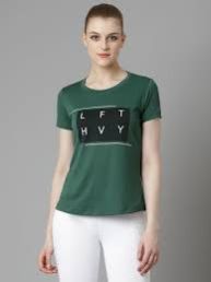 Ladies Printed Polyester T Shirt
