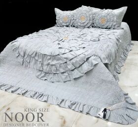 Noor King Size Cotton Bed Cover Set