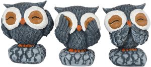 18cm  Polyresin Handcrafted Owl Showpiece