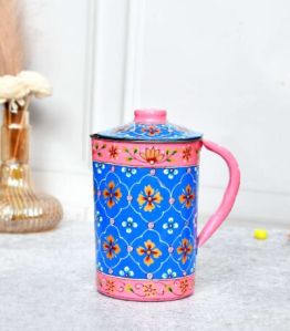 21cm Hand Painted Aluminium Jug