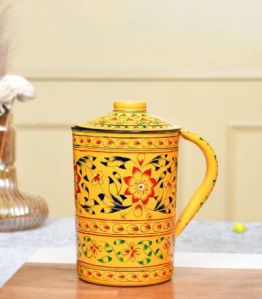 21cm Hand Painted Aluminium Jug
