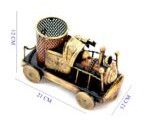 21cm Decorative Brass Train Pen Holder