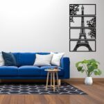 16 Inch Handcrafted Eiffel Tower Wall Art