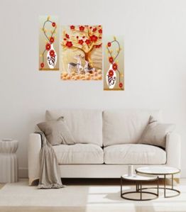 45cm Set OF 3 Scenery 3D Framed Wall Paintings