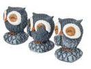 18cm  Polyresin Handcrafted Owl Showpiece