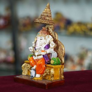 30cm Marble Handmade Ganesh Ji Idol