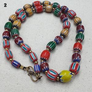Chevron Glass Bead