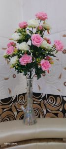 10 Inch Handcraftd Glass Flower Pot