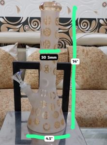 14 Inch Frosted Glass Beaker