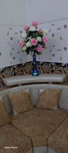 8 Inch Glass Flower Pot