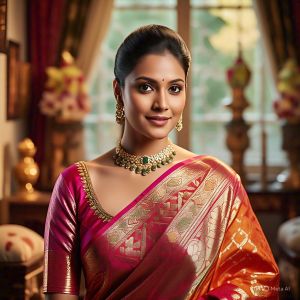 Ladies Heavy Work Banarasi Silk Saree